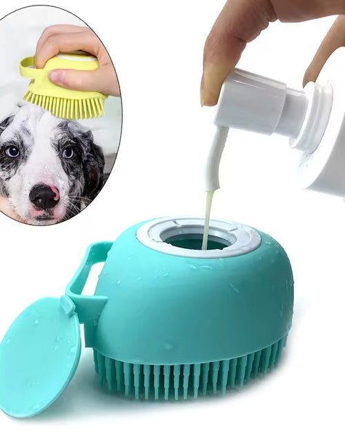 Load image into Gallery viewer, Bathroom Puppy Big Dog Cat Bath Massage Gloves Brush Soft Safety Silicone Pet Accessories for Dogs Cats Tools Mascotas Products