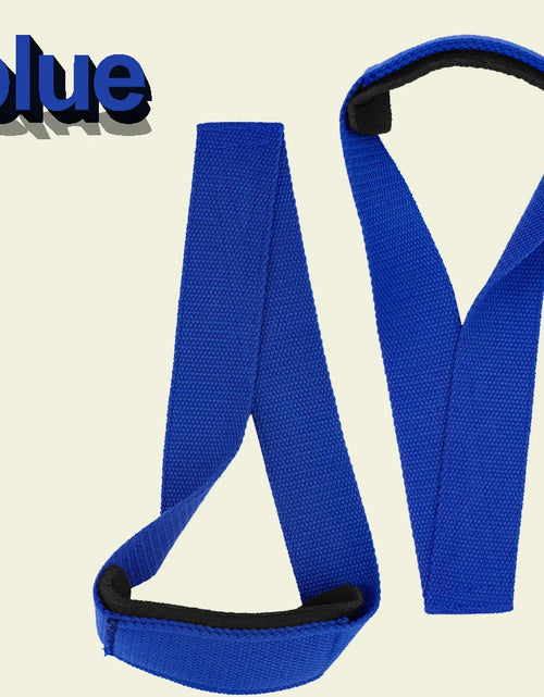 Load image into Gallery viewer, MKAS 1 Pair Gym Lifting Straps Fitness Gloves Anti-Slip Hand Wraps Wrist Straps Support for Weight Lifting Powerlifting Training