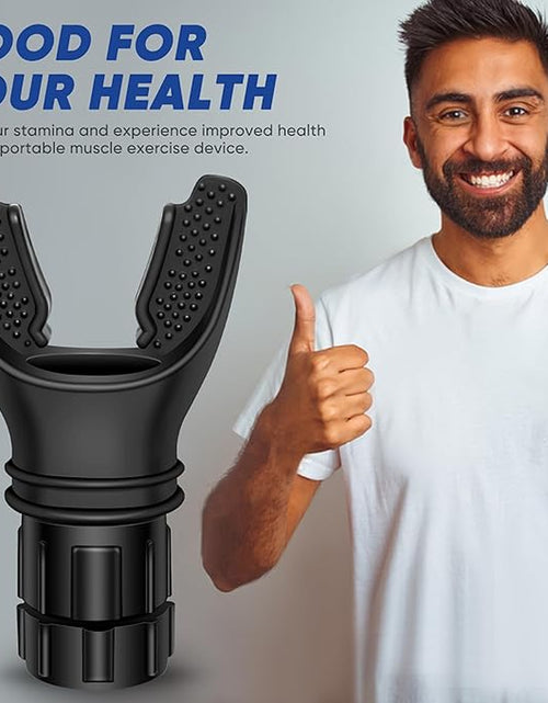 Load image into Gallery viewer, Breathing Trainer Respirator Fitness Equipment Exercise Lung Face Mouthpiece for Household Healthy Care Accessories