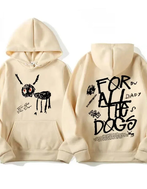 Load image into Gallery viewer, Rapper Drake New Album for All the Dogs Graphic Hoodies Men Women Fashion Hip Hop Pullovers Sweatshirt Vintage Streetwear Hoodie