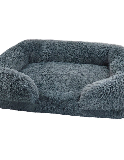 Load image into Gallery viewer, W Dog Bed Square Dog Beds Long Plush Dog Mat Beds for Small Medium Large Dogs Supplies Pet Dog Calming Bed Washable Kennel