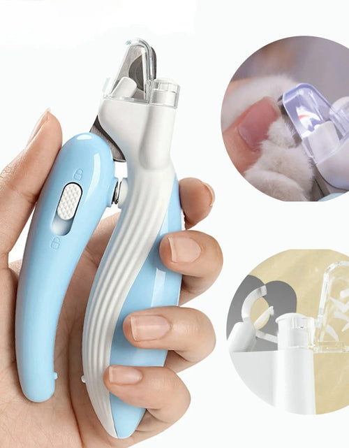 Load image into Gallery viewer, Professional Pet Nail Clippers with Led Light Pet Claw Grooming Scissors for Dogs Cats Small Animals Paw Nail Trimmer Pet Supply