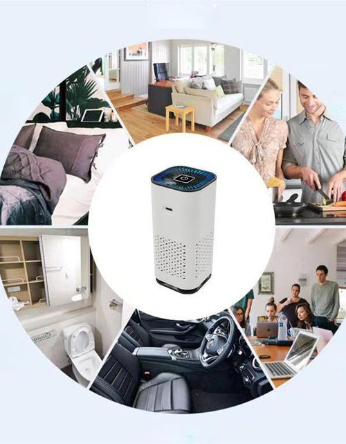 Load image into Gallery viewer, Car Air Purifier Portable Negative Ion Generator Remove Formaldehyde Dust Smoke Air Freshen Washer for Home Car