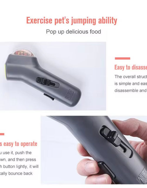 Load image into Gallery viewer, Pet Interactive Training Toy Dog Snack Catapult Launcher Outdoor Beach Toy Dog Cat Treat Launcher Snack Food Feeder Pet Supplies