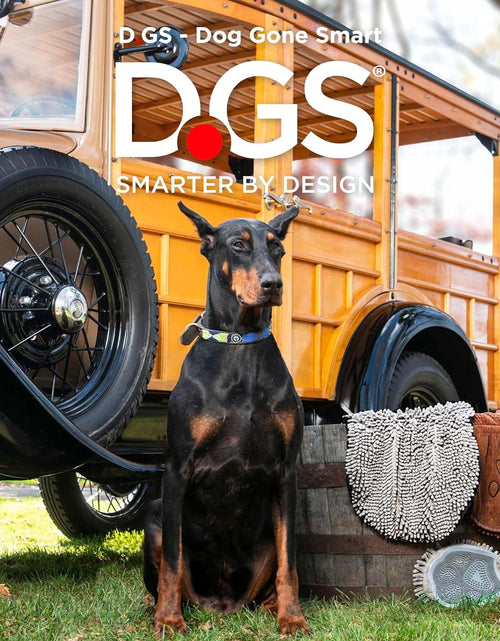 Load image into Gallery viewer, Shammy Dog Towels for Drying Dogs - Heavy Duty Soft Microfiber Bath Towel - Super Absorbent, Quick Drying, & Machine Washable - Must Have Dog & Cat Bathing Supplies | Grey 13X31