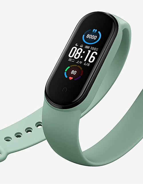 Load image into Gallery viewer, Replacement Bands Compatible with Xiaomi Mi Band 6/Xiaomi Mi Band 5/Amazfit Band 5, Soft Silicone Wristbands, Sport Adjustable Wrist Strap for Women Men