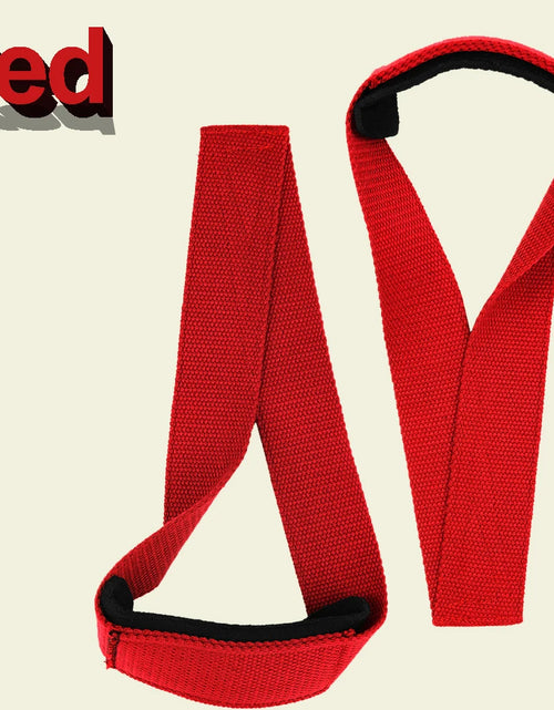 Load image into Gallery viewer, MKAS 1 Pair Gym Lifting Straps Fitness Gloves Anti-Slip Hand Wraps Wrist Straps Support for Weight Lifting Powerlifting Training