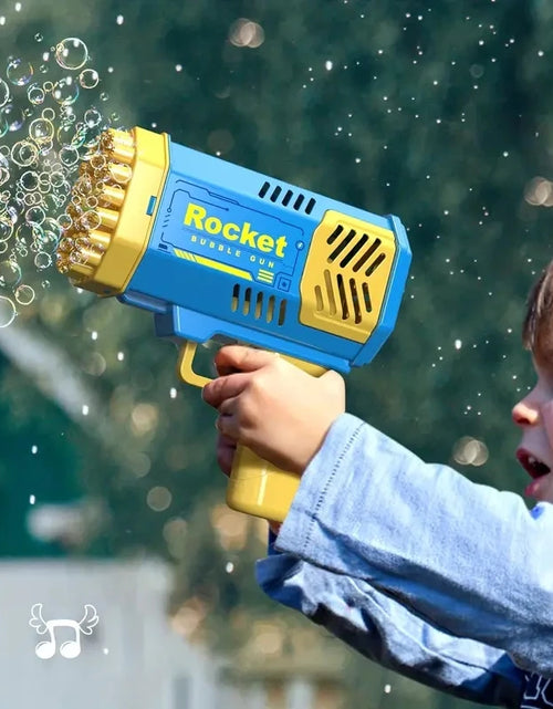 Load image into Gallery viewer, 40 Hole Bubble Machine Fully Automatic Bubble Blowing Light Outdoor Bubble Machine without Battery without Bubble Water