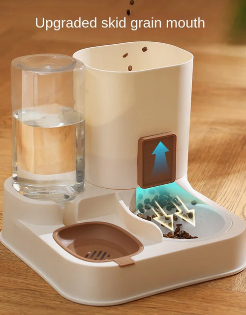 Load image into Gallery viewer, New Pet Cat Large Capacity Water Dispenser Dry Wet Separation for Automatic Feeder Drinking Water Supplies Food Container