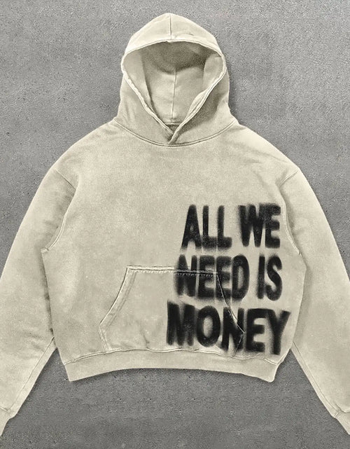 Load image into Gallery viewer, Harajuku Oversized Letter Print Streetwear High Quality Hoodie Vintage Streetwear Women Sweatshirt Goth Jacket Y2K Hoodies Women