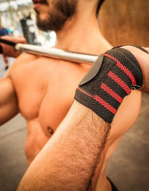Load image into Gallery viewer, Wrist Wraps Weightlifting for Men & Women - Weight Lifting Wrist Wrap Set of 2 Forcrossfit and Cross Training (12" or 18") + Includes Carrying Bag