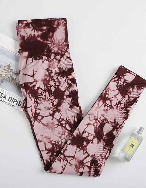 Load image into Gallery viewer, Tie Dye Yoga Pants Sport Leggings Women Seamless High Waist Push up Woman Tights Fitness Workout Leggins Gym Clothing