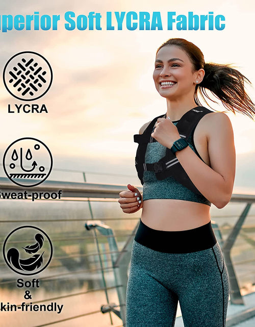 Load image into Gallery viewer, Weighted Vest with Ankle/Wrist Weights 6Lbs-30Lbs Body Weight Vest with Reflective Stripe, Size-Adjustable Workout Equipment for Strength Training, Walking, Jogging, Running for Men Women