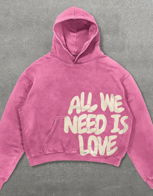 Load image into Gallery viewer, Harajuku Oversized Letter Print Streetwear High Quality Hoodie Vintage Streetwear Women Sweatshirt Goth Jacket Y2K Hoodies Women