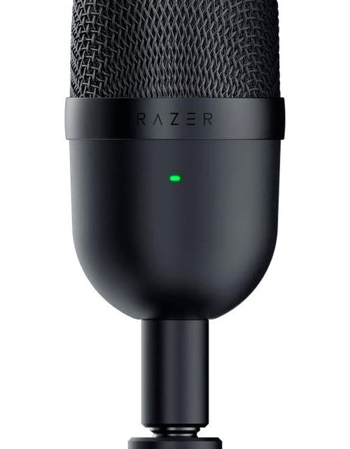 Load image into Gallery viewer, Seiren Mini USB Streaming Microphone: Precise Supercardioid Pickup Pattern - Professional Recording Quality - Ultra-Compact Build - Heavy-Duty Tilting Stand - Shock Resistant - Classic Black