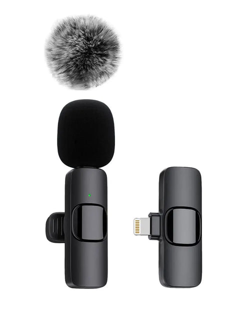 Load image into Gallery viewer, NEW Wireless Lavalier Microphone Audio Video Recording Mini Mic for Iphone Android Laptop Live Gaming Mobile Phone Microphone