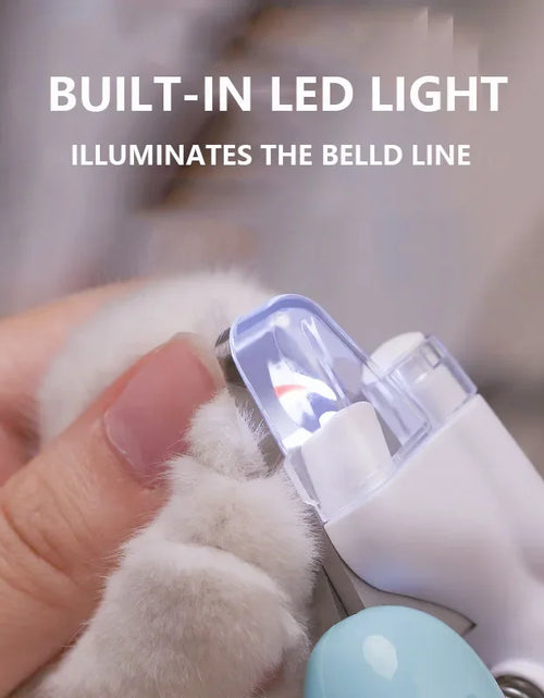 Load image into Gallery viewer, Professional Pet Nail Clippers with Led Light Pet Claw Grooming Scissors for Dogs Cats Small Animals Paw Nail Trimmer Pet Supply