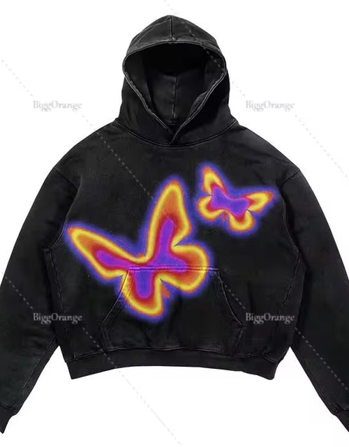 Load image into Gallery viewer, Harajuku Oversized Letter Print Streetwear High Quality Hoodie Vintage Streetwear Women Sweatshirt Goth Jacket Y2K Hoodies Women