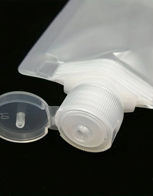 Load image into Gallery viewer, 10Pcs 30/50/100Ml Portable Reusable Plastic Squeeze Packing Bag for Lotion Shampoo Cosmetic Fluids Refillable Travel Pouches
