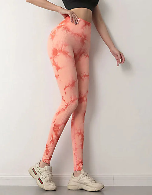 Load image into Gallery viewer, Tie Dye Yoga Pants Sport Leggings Women Seamless High Waist Push up Woman Tights Fitness Workout Leggins Gym Clothing