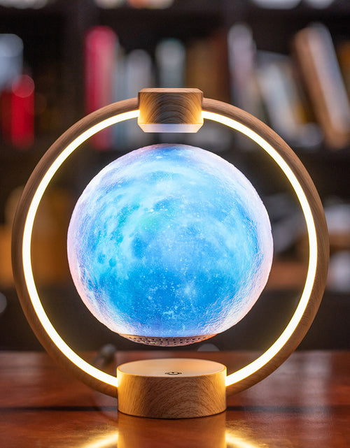 Load image into Gallery viewer, Maglev Moon Light Bluetooth Speaker 3D Stereo Diy Colorful Glare