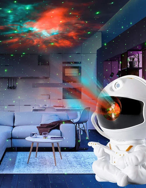 Load image into Gallery viewer, Galaxy Star Astronaut Projector LED Night Light Starry Sky Porjectors Lamp Decoration Bedroom Room Decorative for Children Gifts