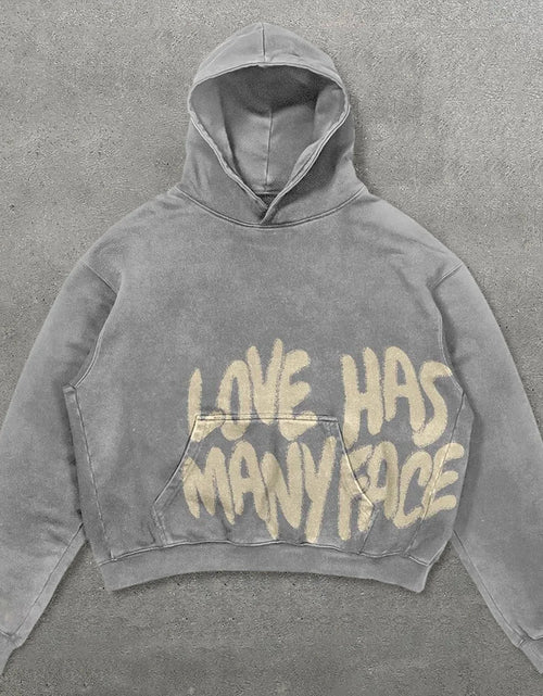 Load image into Gallery viewer, Harajuku Oversized Letter Print Streetwear High Quality Hoodie Vintage Streetwear Women Sweatshirt Goth Jacket Y2K Hoodies Women