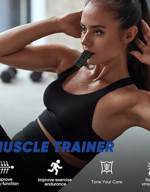 Load image into Gallery viewer, Breathing Trainer Respirator Fitness Equipment Exercise Lung Face Mouthpiece for Household Healthy Care Accessories