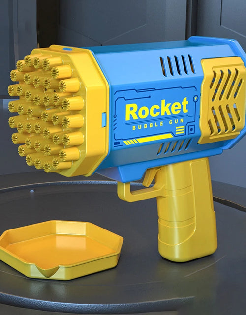 Load image into Gallery viewer, 40 Hole Bubble Machine Fully Automatic Bubble Blowing Light Outdoor Bubble Machine without Battery without Bubble Water