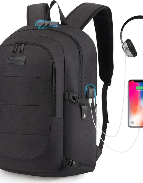 Load image into Gallery viewer, Travel Laptop Backpack Water Resistant Anti-Theft Bag with USB Charging Port and Lock 14/15.6 Inch Computer Business Backpacks for Women Men College School Student Gift,Bookbag Casual Hiking Daypack