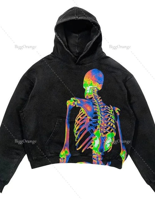 Load image into Gallery viewer, Harajuku Oversized Letter Print Streetwear High Quality Hoodie Vintage Streetwear Women Sweatshirt Goth Jacket Y2K Hoodies Women