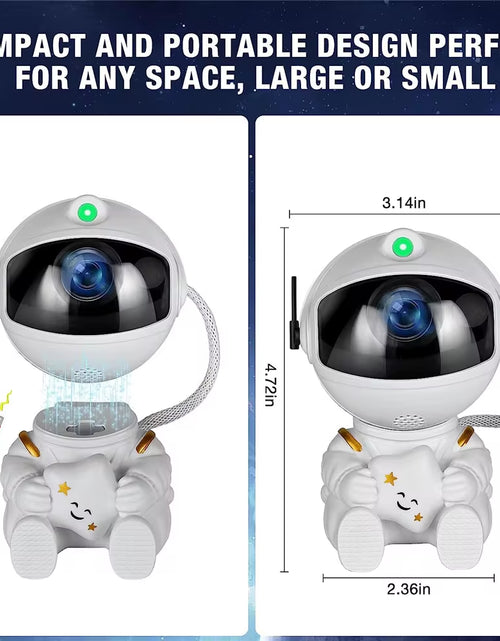 Load image into Gallery viewer, Star Projector Galaxy Night Light Astronaut Space Projector Starry Nebula Ceiling LED Lamp for Bedroom Home Decorative Kids Gift