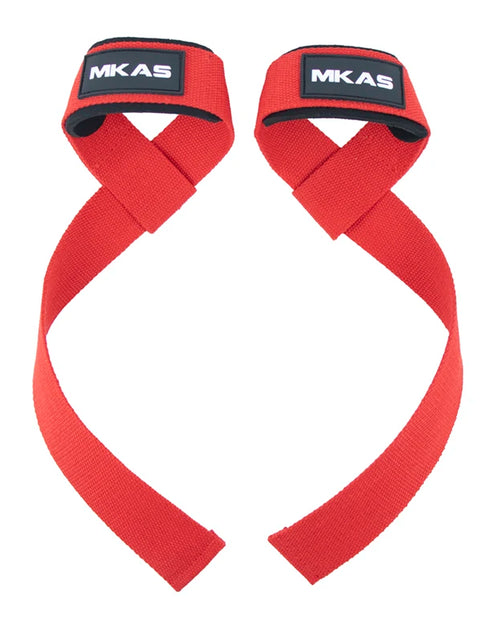 Load image into Gallery viewer, MKAS 1 Pair Gym Lifting Straps Fitness Gloves Anti-Slip Hand Wraps Wrist Straps Support for Weight Lifting Powerlifting Training