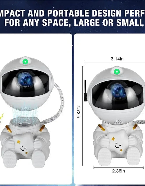 Load image into Gallery viewer, Galaxy Star Astronaut Projector LED Night Light Starry Sky Porjectors Lamp Decoration Bedroom Room Decorative for Children Gifts