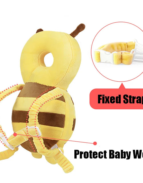 Load image into Gallery viewer, Head Back Protector Baby Protect Pillow Learn Walk Head Protector Cushion anti Fall Backward Cap Carry Cartoon Kids Safe Bibi