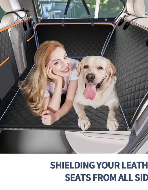 Load image into Gallery viewer, 2023 New Design Large Pet Back Seat Extender Car Backseat Protector Hammock Dog Car Seat Cover Hard Bottom for Travel