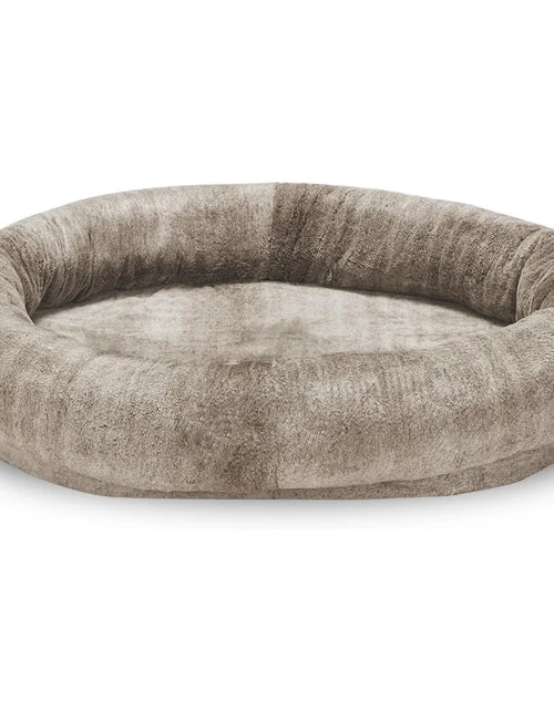 Load image into Gallery viewer, Large Human Dog Bed Bean Bag Bed for Giant Beanbag Dog Bed with , Families, Pets,72"X48"X10" (Brown)Freight Free