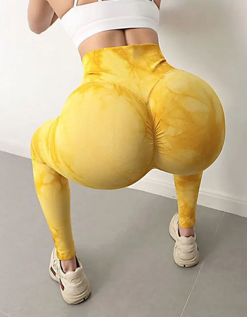 Load image into Gallery viewer, Tie Dye Yoga Pants Sport Leggings Women Seamless High Waist Push up Woman Tights Fitness Workout Leggins Gym Clothing