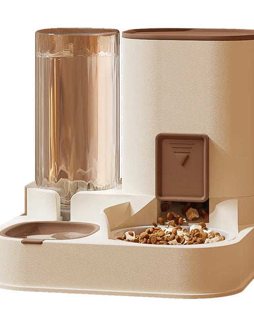 Load image into Gallery viewer, New Pet Cat Large Capacity Water Dispenser Dry Wet Separation for Automatic Feeder Drinking Water Supplies Food Container
