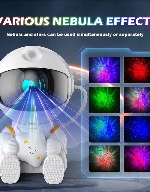 Load image into Gallery viewer, Star Projector Galaxy Night Light Astronaut Space Projector Starry Nebula Ceiling LED Lamp for Bedroom Home Decorative Kids Gift