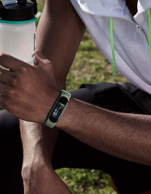 Load image into Gallery viewer, Replacement Bands Compatible with Xiaomi Mi Band 6/Xiaomi Mi Band 5/Amazfit Band 5, Soft Silicone Wristbands, Sport Adjustable Wrist Strap for Women Men