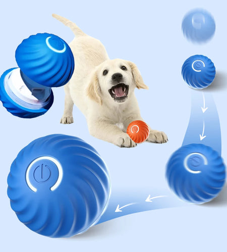 Pet Toy Ball Electric Interactive Game Gravity Sensor Smart Jumping Rolling Ball Automatic Moving Puppy Cat Entertainment Toys