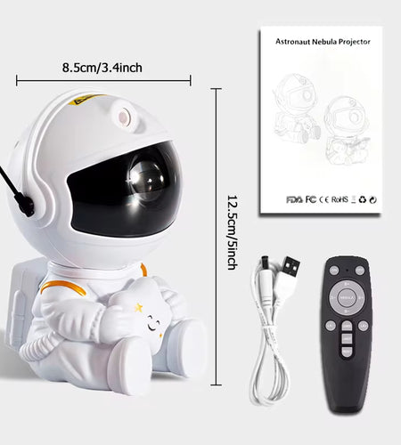 Star Projector Galaxy Night Light Astronaut Space Projector Starry Nebula Ceiling LED Lamp for Bedroom Home Decorative Kids Gift