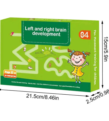 Children Drawing Reusable Practice Workbook Scribble Smart Workbook Control Training Book Education Stationery for Toddler Kids