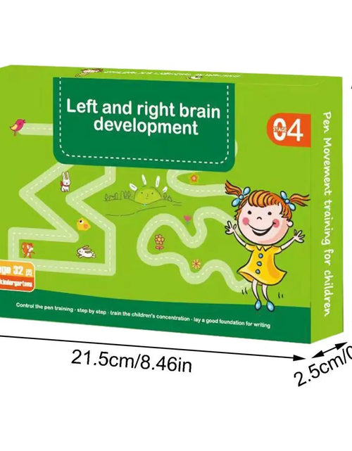 Load image into Gallery viewer, Children Drawing Reusable Practice Workbook Scribble Smart Workbook Control Training Book Education Stationery for Toddler Kids
