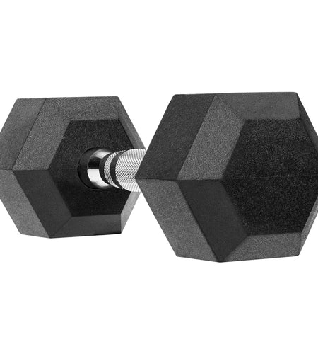 Hex Dumbbell Rubber Encased Dumbbell Strength Training Hex Dumbbell, Hand Weight for Workout & Exercise