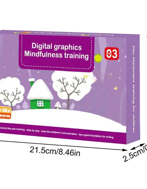 Load image into Gallery viewer, Children Drawing Reusable Practice Workbook Scribble Smart Workbook Control Training Book Education Stationery for Toddler Kids
