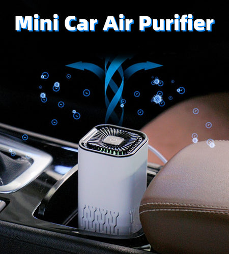 Car Air Purifier Portable Negative Ion Generator Remove Formaldehyde Dust Smoke Air Freshen Washer for Home Car